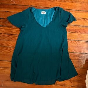 Show Me Your MuMu Teal Mini Dress